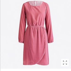 J crew velvet dress